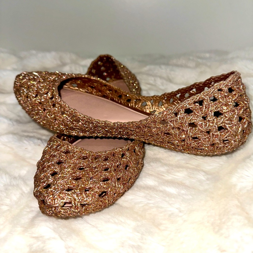 Melissa Rose Gold Women's Flats